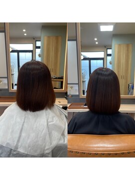 ナチュラル 古川店(Natural) 古川　大崎市　縮毛矯正　髪質改善　トリートメント　艶髪カラー