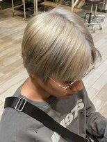 クラップス 横須賀中央店(CLAPS)&nbsp;センターパートメンズマッシュパーマニュアンスパーマ刈り上げ