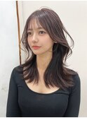 髪質改善*くびレイヤーショコラブラウン*美髪【Zina宮益坂】