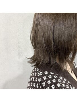 タグ(#tag) #アッシュブラウン×外ハネボブ
