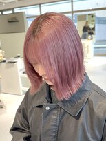 コト 福井大和田店(coto) 福井/ダブルカラー/ピンクベージュ/ピンクベージュ/外ハネボブ
