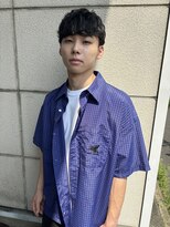 ヘアーアイストゥーレ(HAIR ICI TRE) 爽やかメンズ無造作ツーブロックマッシュナチュラル黒髪