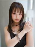 【GEEKS渋谷】地毛風/黒髪ロング/春夏ヘア/顔周りレイヤー/小顔