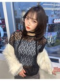 韓国ヘア/ミディアムレイヤーカット