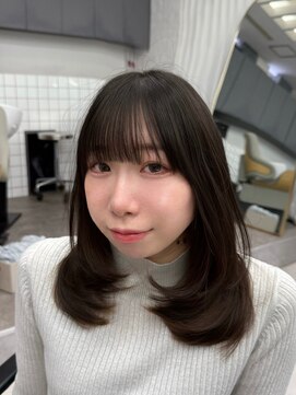 アマトウキョウスマートサロン(AMA TOKYO×Smart Salon) 【sayakaスタイル】顔まわり/レイヤーカット/小顔韓国くびれヘア