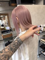 サニー 渋谷(SUNNY) バレイヤージュ、アッシュカラー、レイヤーカット、ダブルカラー