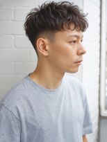 モッズヘア 越谷(mod's hair)&nbsp;波巻きツイストスパイラル刈り上げマッシュp2越谷20代30代40代