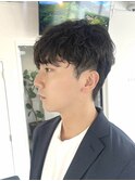 シャドウパーマ 韓国風 韓国ヘア