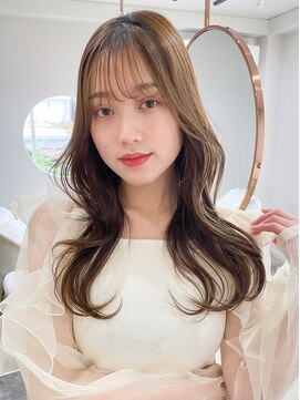 レア 表参道(L'ea) ミディアムヘア/暗めカラー/グランマッシュ/デザインカラー