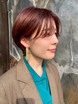 イヤリングカラーショートインナーカラー代官山中目黒30代40代