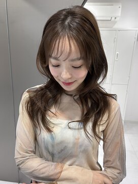 サンドイエナ 横浜店(sand yena) ボブディオリーブベージュ髪質改善縮毛矯正フェイスレイヤー