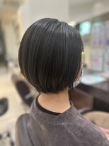 プランタンシエル(printemps CIEL)&nbsp;カーキブラウン×ショートボブ