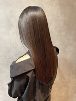 ピュアメンド 梅田(Pure Mend)&nbsp;カット＋縮毛矯正＋アッシュブラウンカラー