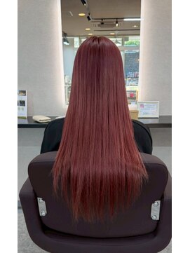 パーミルヘアーピピ(permille hair pipi) ワインレッド×髪質改善