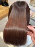 【火曜日・水曜日限定】髪質改善ストレートヘアエステ＋カット［縮毛矯正］