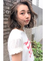 リマ(RIMA)&nbsp;【RIMA】 外国人風☆くせ毛質感パーマと赤みなしのグレージュAsh