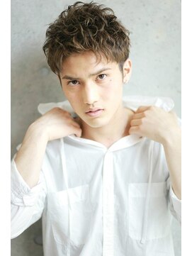 リップスヘアー 銀座(LIPPS hair) ウェーブスカイアッパー イメチェン オールバック 刈り上げ