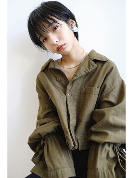 ギフト(GIFT) 【cheke】マニッシュショート/チャコールグレー/グレイアッシュ