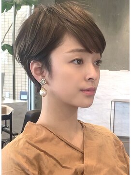 レイヤーショート 30代 40代 大人ヘアスタイル 田丸麻紀 L サーカス バイ ビュートリアム 表参道 Circus By Beautrium のヘアカタログ ホットペッパービューティー