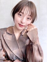 アイティーバイアルバム 藤沢店(IT by ALBUM)&nbsp;ナチュラルショート_フェザーバングマッシュショート_8548