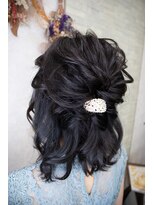 オラ ボーテ(Aura Beaute)&nbsp;『AuraBeaute 京都』結婚式 お呼ばれヘア ハーフアップ