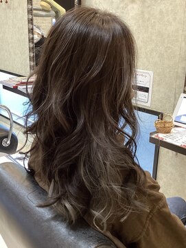 ドゥーク(dowku) 大人かわいい小顔ハイライトカラーロング20代30代