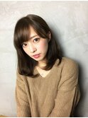 美髪ミディアム♪溝口美容院//un//オージュアサロン