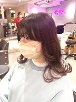 ラッキーヘア 加古川(Lucky Hair)&nbsp;透明感ピンクブラウン×ピンクインナーカラー【シン】