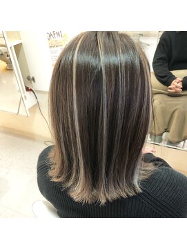 ジャズ JAZZ 大人ハイライト　脱白髪染め×白髪ぼかし