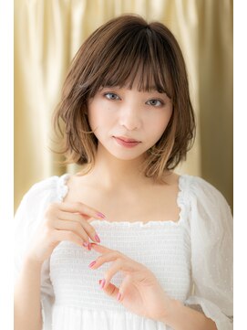 カバーヘア イヴ 戸頭店(COVER HAIR EVE) 大人ハイライトオンブレフレンチカジュアルY戸頭10代20代30代