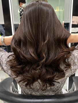 アミー 銀座(Ammy) #コテ巻き風パーマ #パーマロング#韓国風パーマ#デジタルパーマ