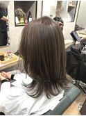 イメチェン/ハッシュカット/フルバング/レッドブラウン【稲毛】