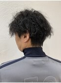 大人男性スパイラルパーマ