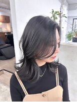 ルア モアナ バイ ヘッドライト 小田原2号店(Lua Moana by HEADLIGHT)&nbsp;【Moana Lua】#レイヤーカット#ハイライト#ダークグレー