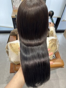 テラスヘア 三条(TERRACEhair) 髪質改善艶カラー【透明感アッシュグレージュ】