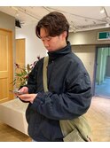 ベリーショート/ダークアッシュ/ニュアンスパーマ/栄/久屋