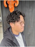 センターパートツイストスパイラル