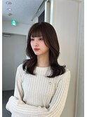 くびれ巻き レイヤーカット