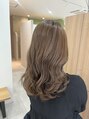 ソルア 上本町(solua) ブリーチなしダブルカラーでつくるやわらかベージュ♪