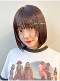 ボブカット/レイヤーカット/髪質改善/ウェットヘア/