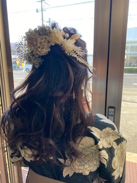 オーバーキャプテンネイキッド(OVER CAPTAIN NAKED) 卒業式-袴-ふんわりハーフアップ