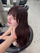 ボタン ハカタ(VOTAN hakata)&nbsp;【votan hakata 中村珠梨】ラベンダー/顔周りカット/韓国ヘア