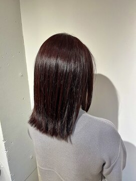 ヘアーポケット 恵比寿(hair pocket) 艶髪ピンクカラー/髪質改善/透明感カラー/小顔カット/30代/40代