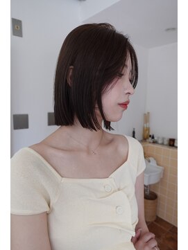 ネルケ 立川(nelke) ニュアンスボブ_ショートカット_20代30代