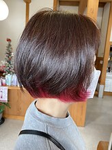 すぎ美容室 ボブだからカワイイカラー