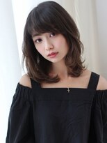 マイラ 銀座(myla) ミニウルフホワイトグレージュデジタルパーマチェリーブラウン
