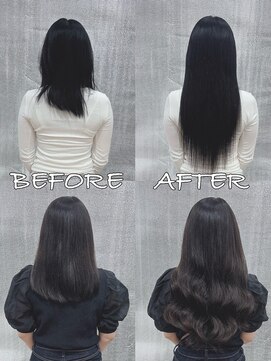 リップ 大阪本店(LIP) 【レミー100%最高級人毛/ロング】シールエクステ80枚