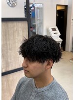 エッジ(EDGE)&nbsp;大分メンズ刈り上げマッシュ波巻きスパイラルパーマ