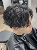 センターパート/ツイストスパイラル/モテ髪