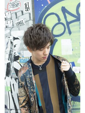 ユーフォリア 渋谷グランデ(Euphoria SHIBUYA GRANDE) アップバング清潔感髪型パーマメンズ渋谷